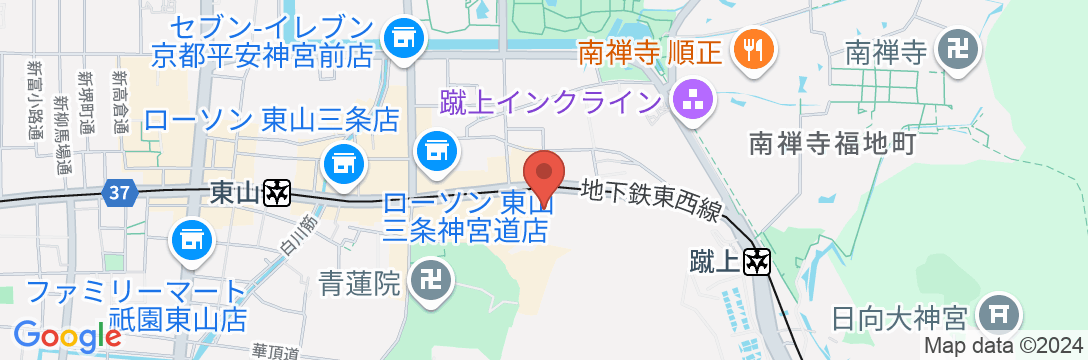 KYOBU東山の地図