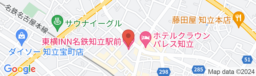 東横INN名鉄知立駅前の地図