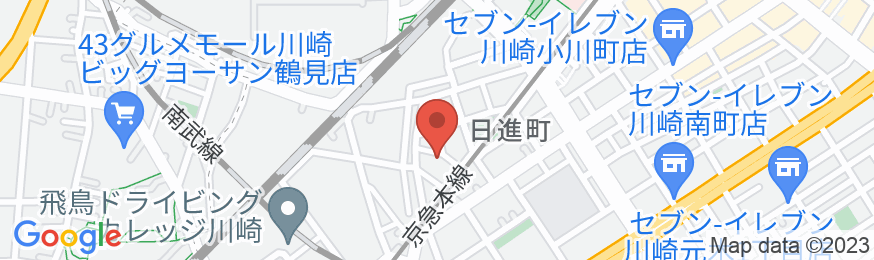 ビジネスホテル サンフラワー 川崎日進町の地図