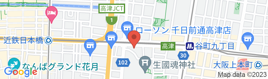 Prime Inn Nippombashiの地図