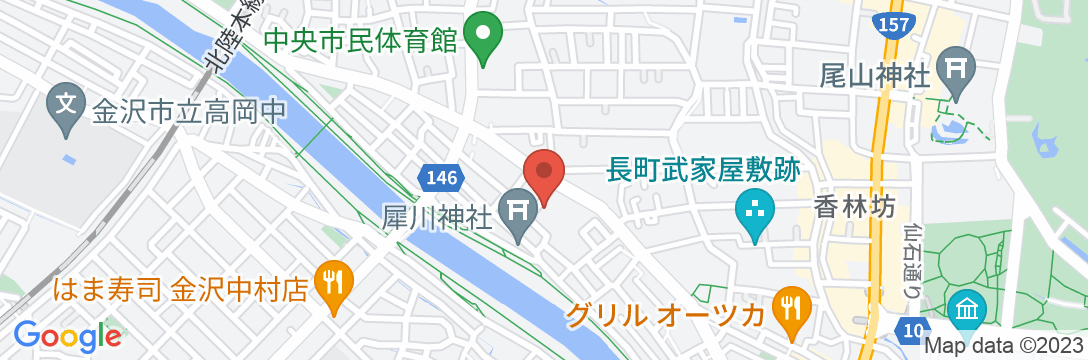 Tengu旅音・Cotengu旅音の地図