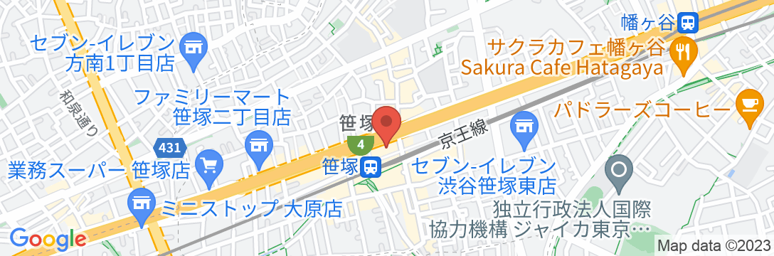 KARIO SASAZUKA TERRACEの地図