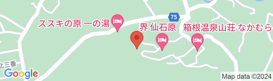 レジーナリゾート箱根仙石原の地図