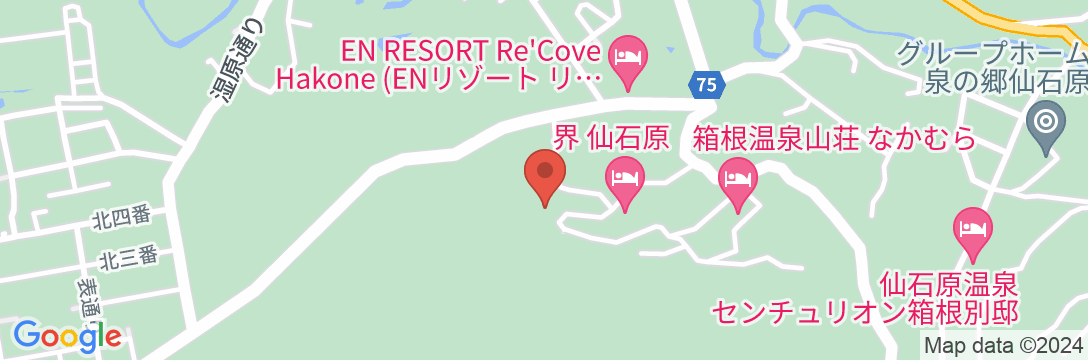 レジーナリゾート箱根仙石原の地図