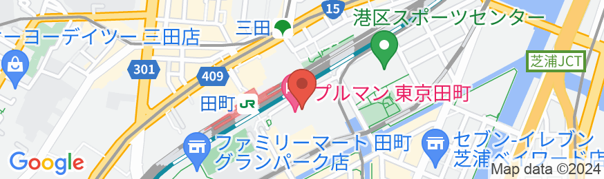 プルマン東京田町の地図