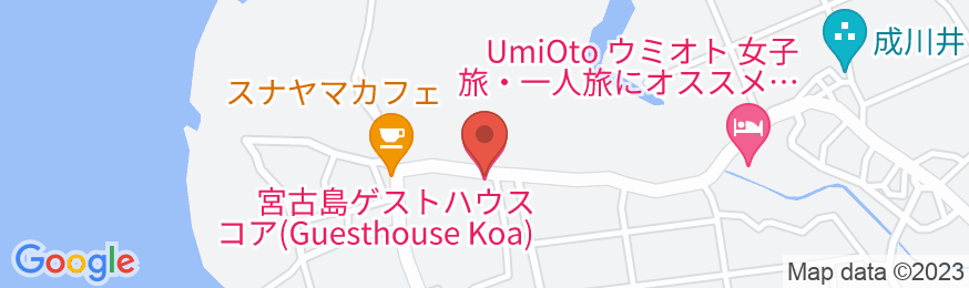 Guesthouse Koa<宮古島>の地図