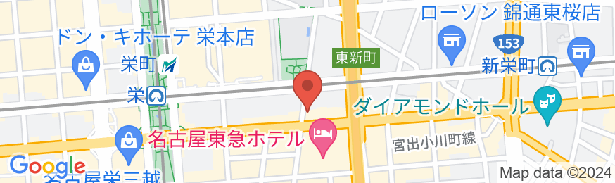 ホテルエスプル名古屋栄の地図
