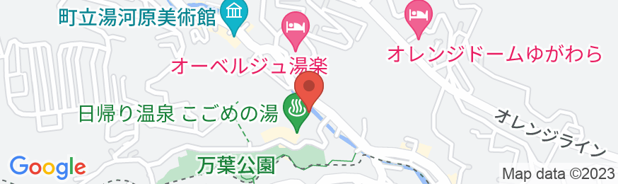 富士屋旅館 湯河原の地図