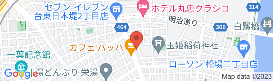 東京SA旅館の地図