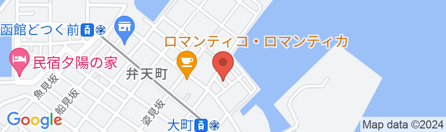bay side 函館の地図