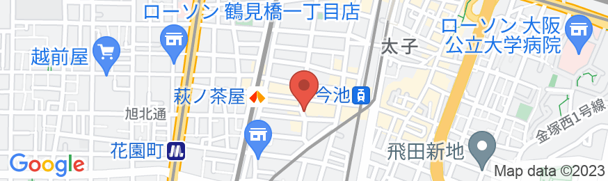 GUEST HOUSE OSAKA HAGINOCHAYA/民泊【Vacation STAY提供】の地図