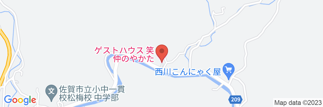 里山にたたづむ古民家【Vacation STAY提供】の地図