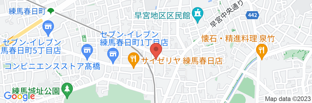 新宿、池袋近い、どこ行くでもアクセス便利な好立地です/民泊【Vacation STAY提供】の地図