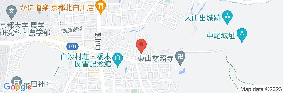 銀閣寺バケーションホーム/民泊【Vacation STAY提供】の地図