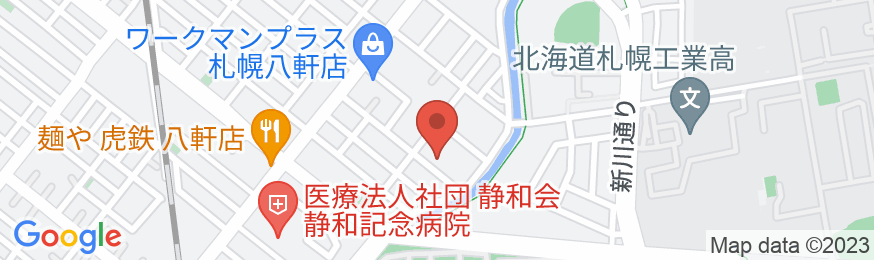 HDO 八軒ハウス(2世帯住宅)/民泊【Vacation STAY提供】の地図