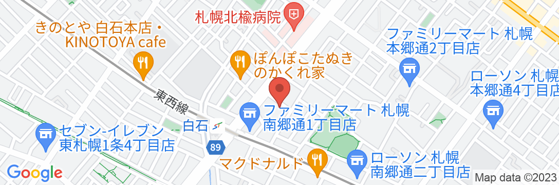 KIYAZA CITY 札幌/民泊【Vacation STAY提供】の地図