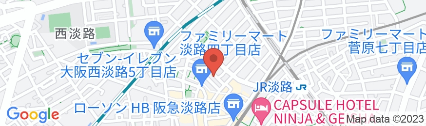 優宿@大阪淡路/民泊【Vacation STAY提供】の地図