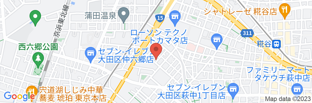 Tokyo House Kamata J/民泊【Vacation STAY提供】の地図