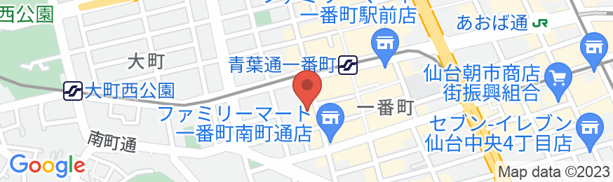 ホテルパールシティ仙台の地図