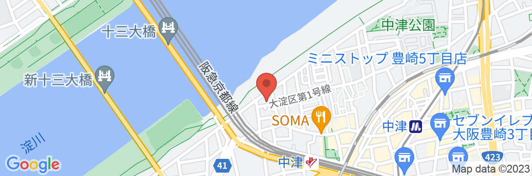 民泊MOTO/民泊【Vacation STAY提供】の地図