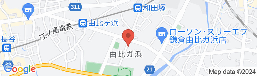 Yuigahama Apart 由比ケ浜アパート【Vacation STAY提供】の地図