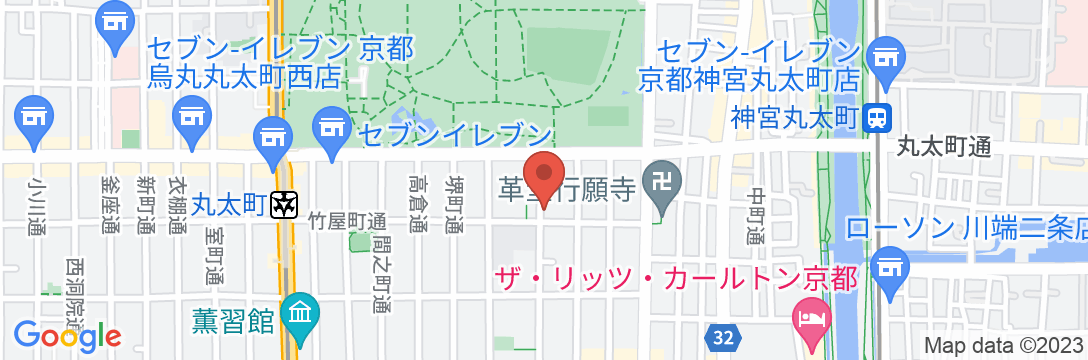 ゆうゆう京都御苑/民泊【Vacation STAY提供】の地図
