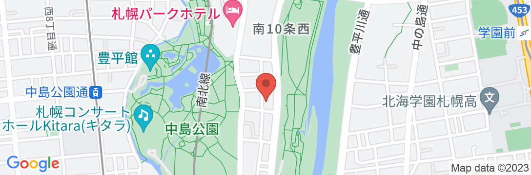 パークアベニュー中島/民泊【Vacation STAY提供】の地図