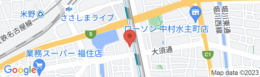 名古屋駅前/Hostel758/民泊【Vacation STAY提供】の地図