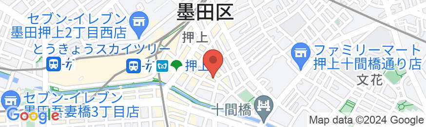 スカイツリーから徒歩3分!駅近モダン2LDK!/民泊【Vacation STAY提供】の地図