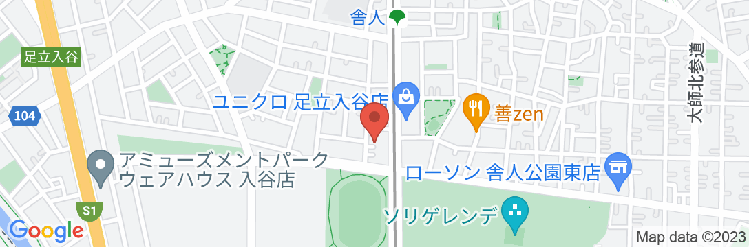 東京舎人ガーデンハウス/民泊【Vacation STAY提供】の地図