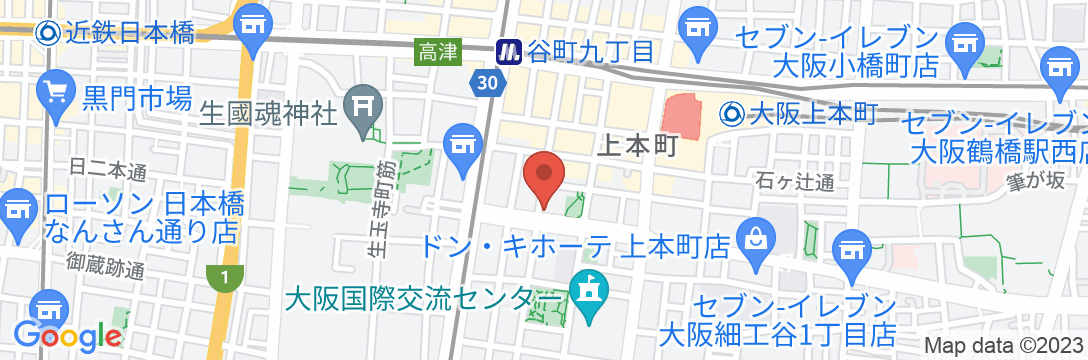 Osaka in! 駅近、好立地/民泊【Vacation STAY提供】の地図