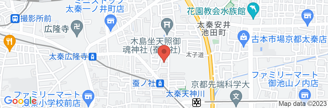 エバグリーンヴィラ太秦/民泊【Vacation STAY提供】の地図