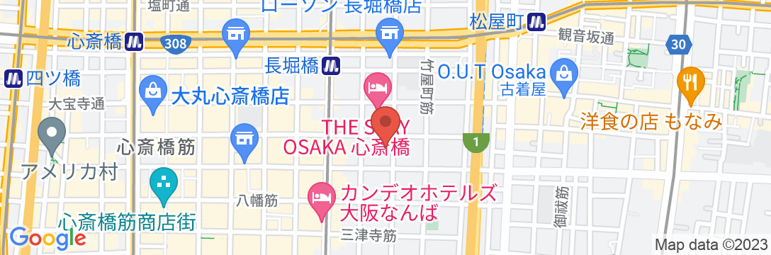 エスライズ東心斎橋/民泊【Vacation STAY提供】の地図