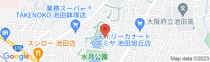 大阪池田NO1豪華別墅/民泊【Vacation STAY提供】の地図