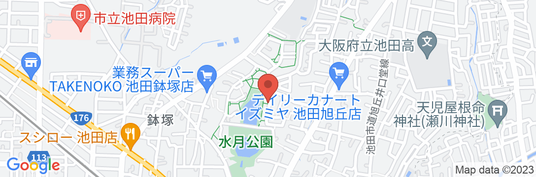大阪池田NO1豪華別墅/民泊【Vacation STAY提供】の地図