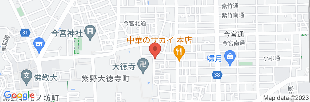大徳寺 鮨長/民泊【Vacation STAY提供】の地図