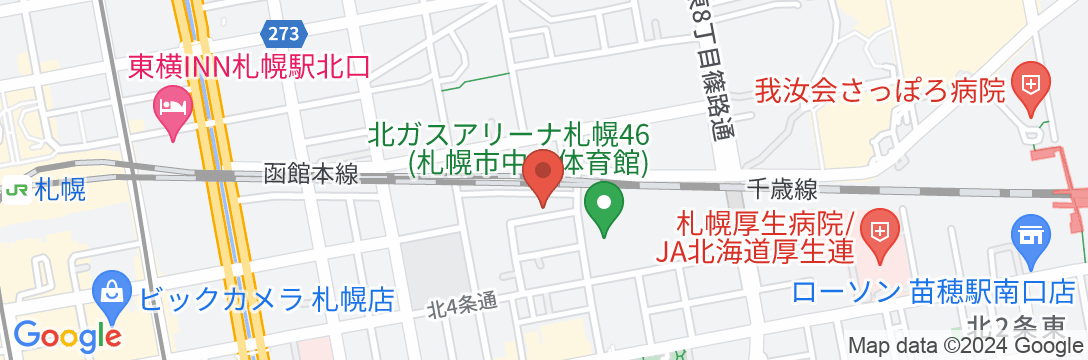 モンテリブロ札幌東/民泊【Vacation STAY提供】の地図