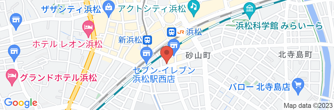 EN HOTEL Hamamatsu(エンホテル浜松)の地図