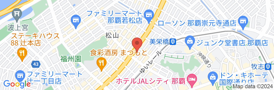ライブリー久茂地/民泊【Vacation STAY提供】の地図