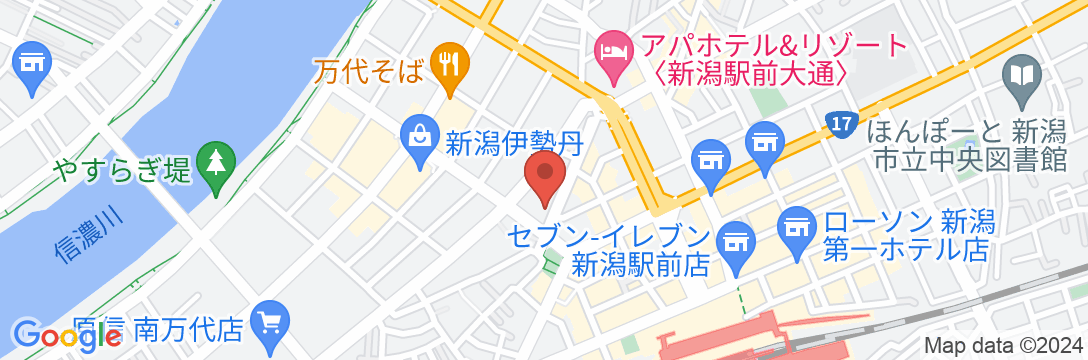 コートホテル新潟の地図