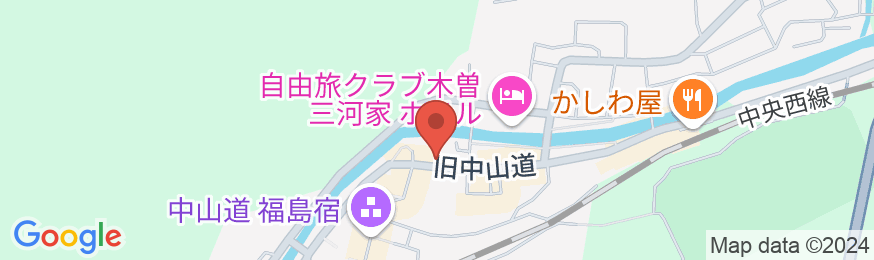 鍵旅館の地図