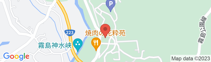 霧島神宮温泉 あかまつ荘<鹿児島県>の地図