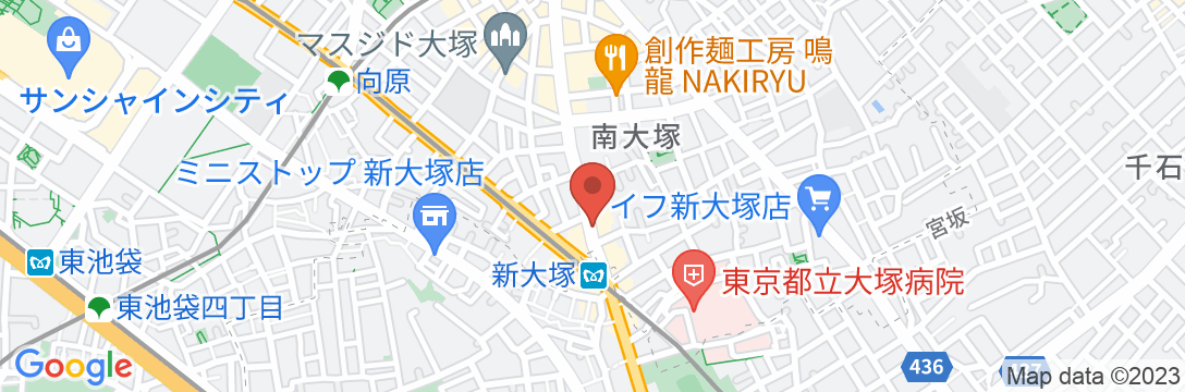 neatay villa tokyo otsuka【Vacation STAY提供】の地図