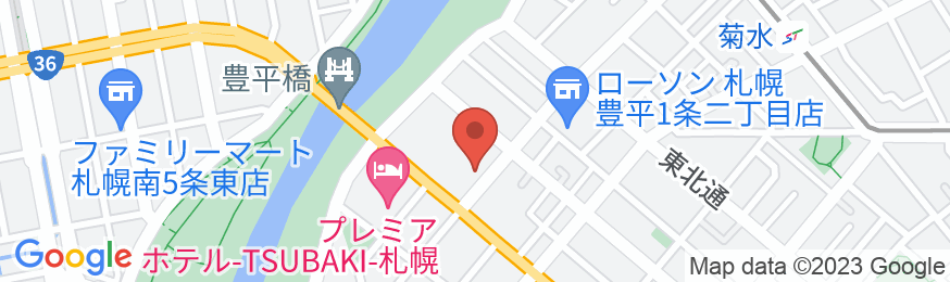 札幌リラックスハウス菊水(交通アクセス最高)/民泊【Vacation STAY提供】の地図