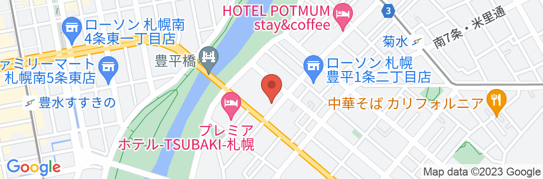 札幌リラックスハウス菊水(交通アクセス最高)/民泊【Vacation STAY提供】の地図