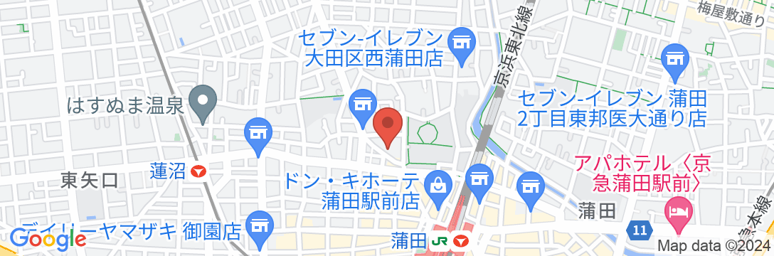 JR/東急 蒲田駅徒歩5分/民泊【Vacation STAY提供】の地図
