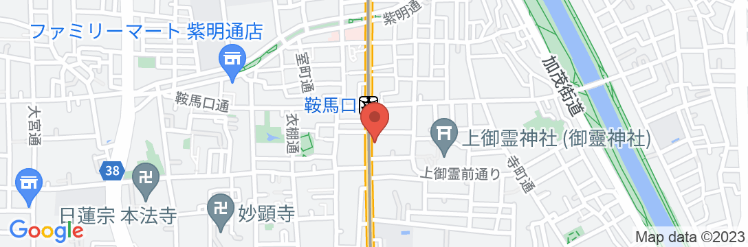 京都コンフォートセブン アパートメントステイ【Vacation STAY提供】の地図