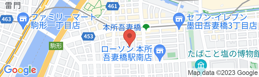 AsakusaSkyStay/ 浅草及びスカイツリー徒歩10分【Vacation STAY提供】の地図