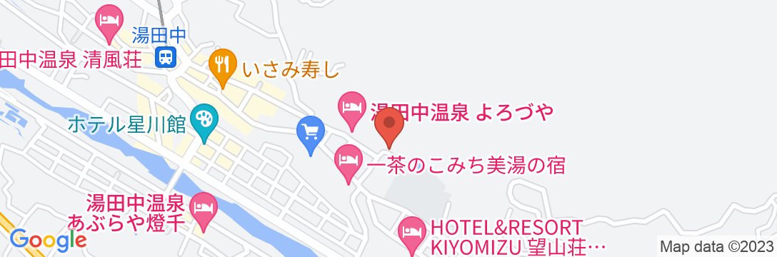 湯田中温泉 まるか旅館の地図