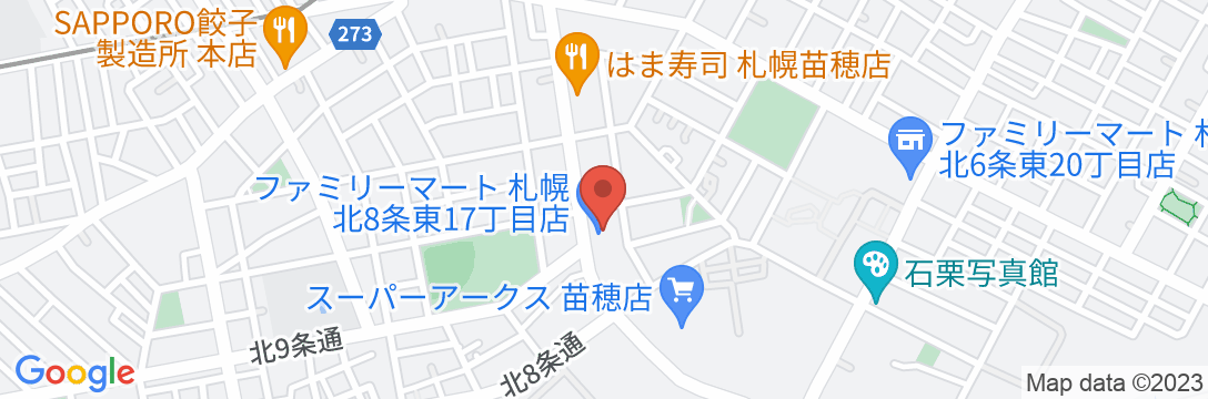 αNEXT Sapporo dai9 #202/民泊【Vacation STAY提供】の地図